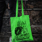 Green Ghost Snail Tote Bag